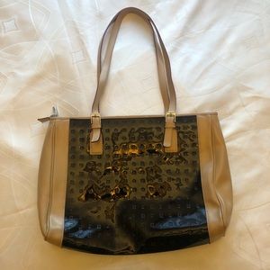 Arcadia of Italy Large Patent Leather Handbag/Tote